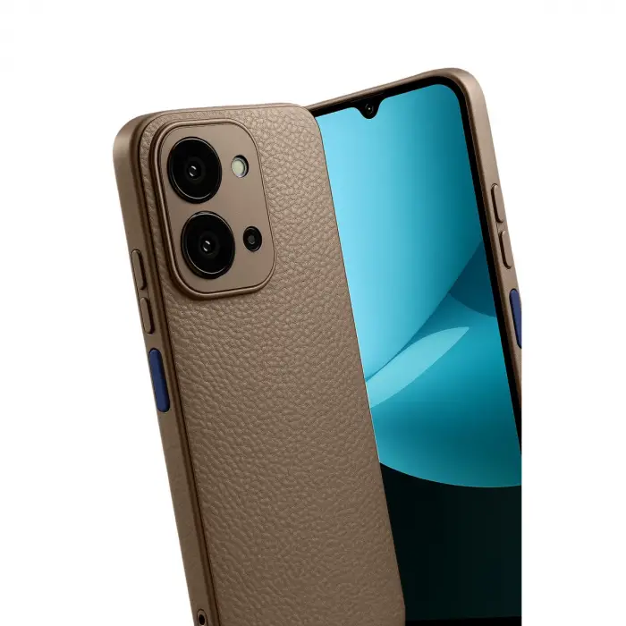 Redmi 15C 4G Thermax Silikon Kılıf - Kahverengi
