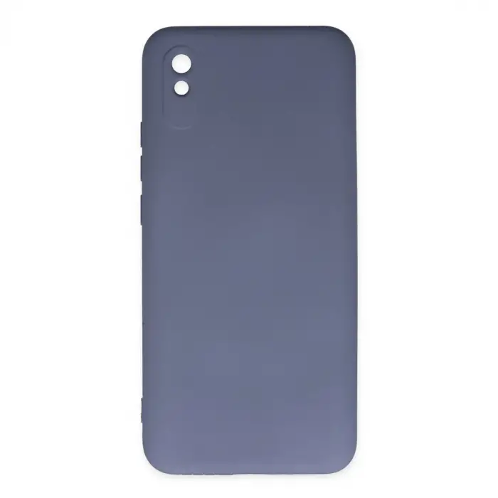 Redmi 9A Kılıf Nano içi Kadife Silikon - Gri