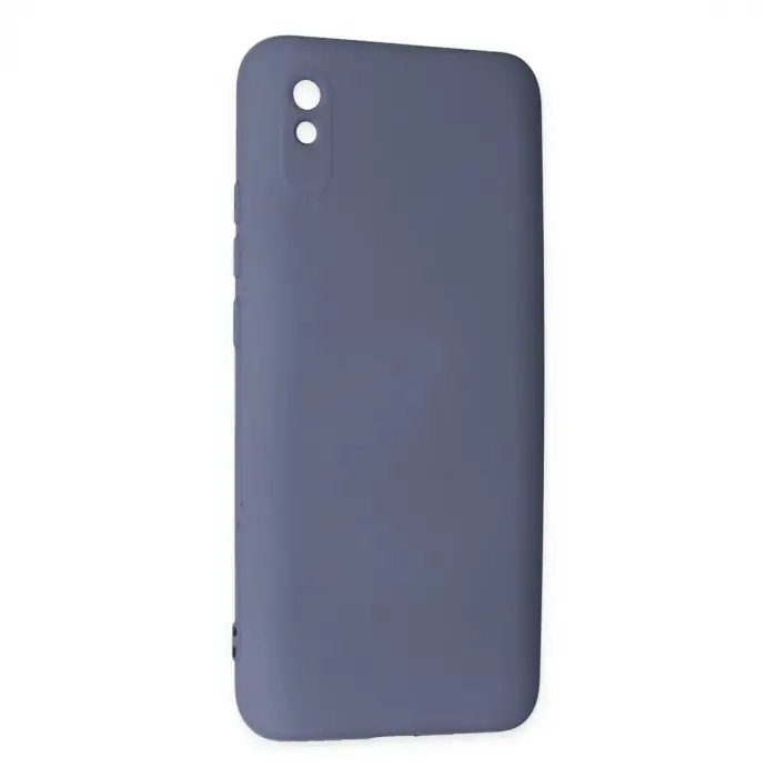 Redmi 9A Kılıf Nano içi Kadife Silikon - Gri