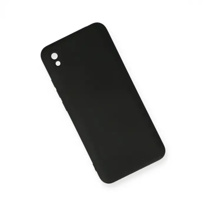 Redmi 9A Kılıf Nano içi Kadife Silikon - Siyah