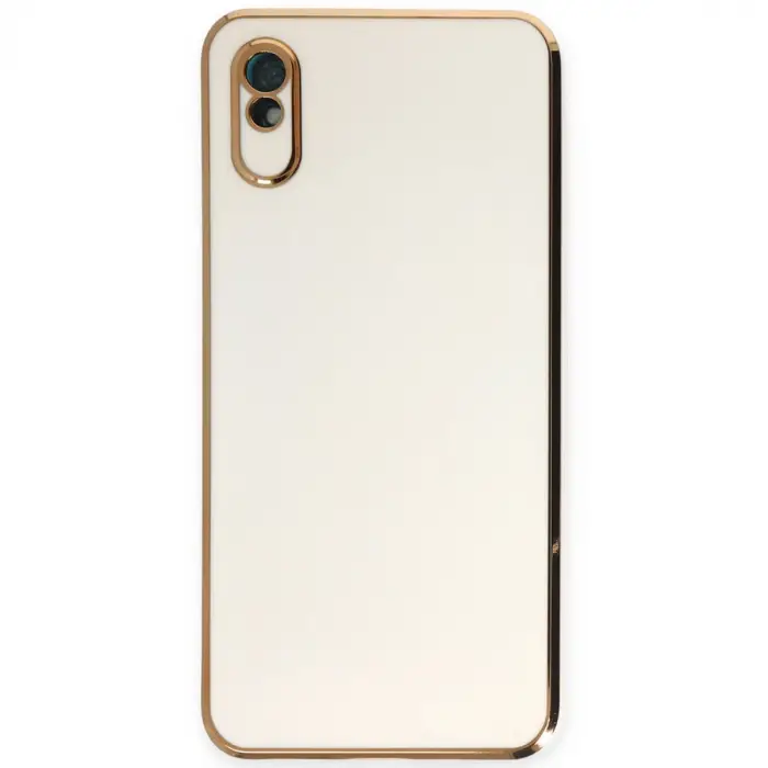 Redmi 9A Kılıf Volet Silikon - Beyaz