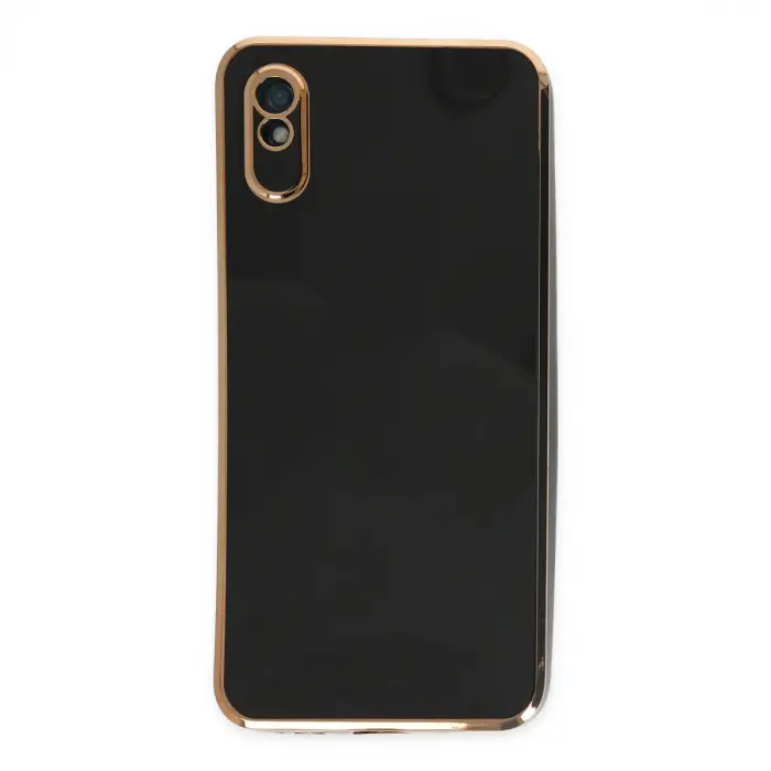 Redmi 9A Kılıf Volet Silikon - Siyah
