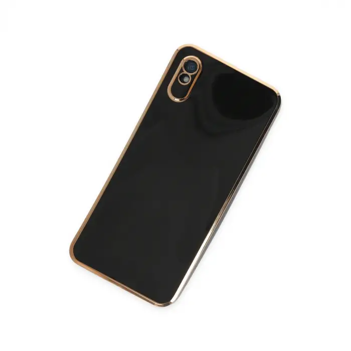 Redmi 9A Kılıf Volet Silikon - Siyah