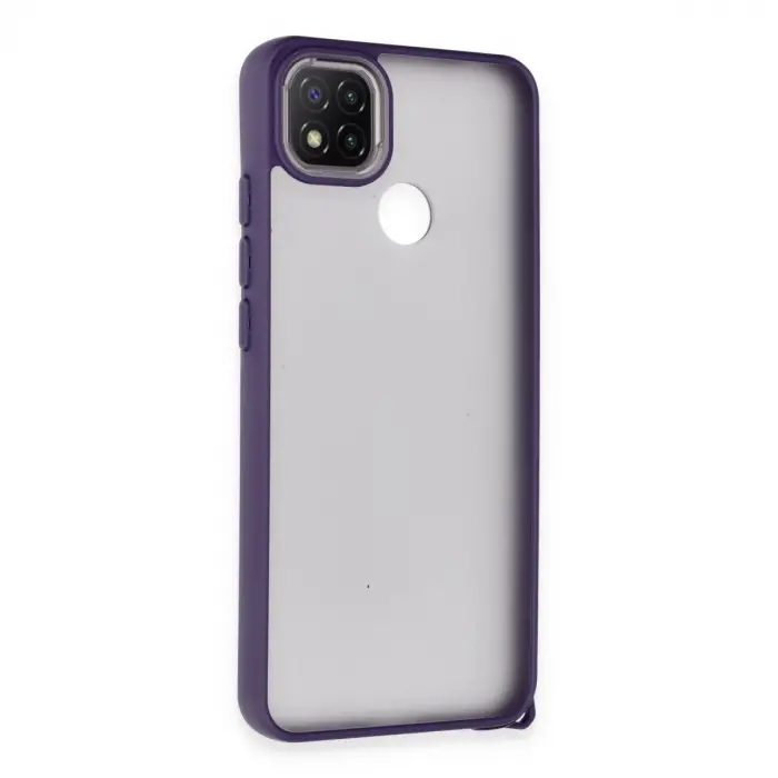 Redmi 9C Kılıf Elegant Kapak - Derin Mor