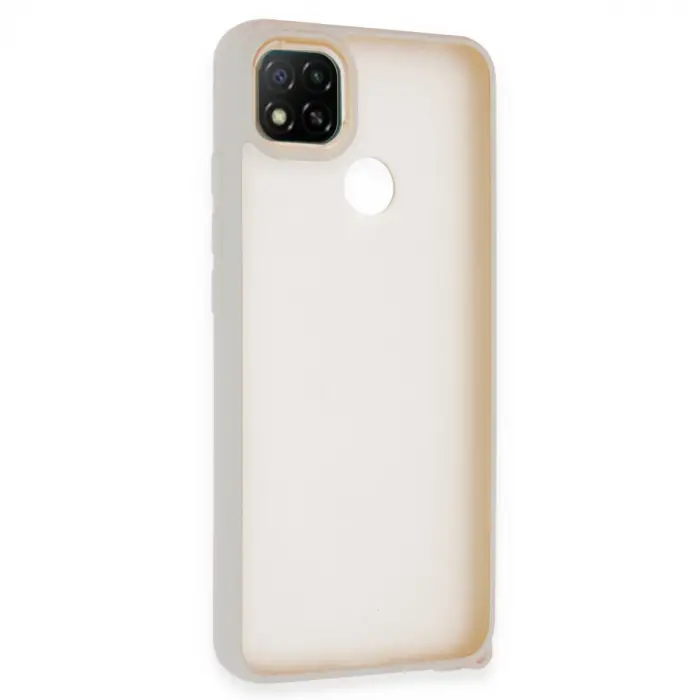 Redmi 9C Kılıf Elegant Kapak - Pudra