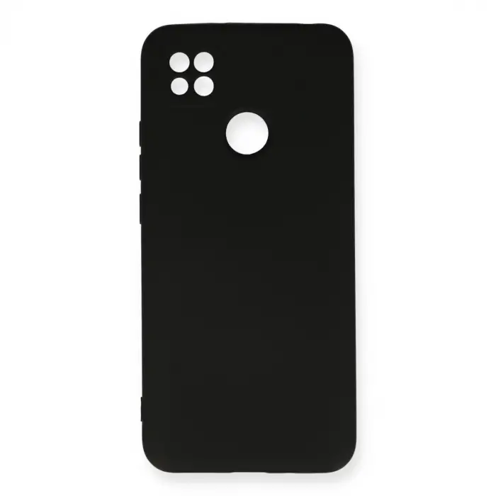 Redmi 9C Kılıf Nano içi Kadife Silikon - Siyah