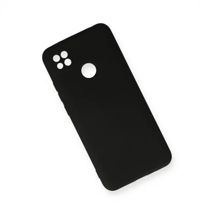 Redmi 9C Kılıf Nano içi Kadife Silikon - Siyah