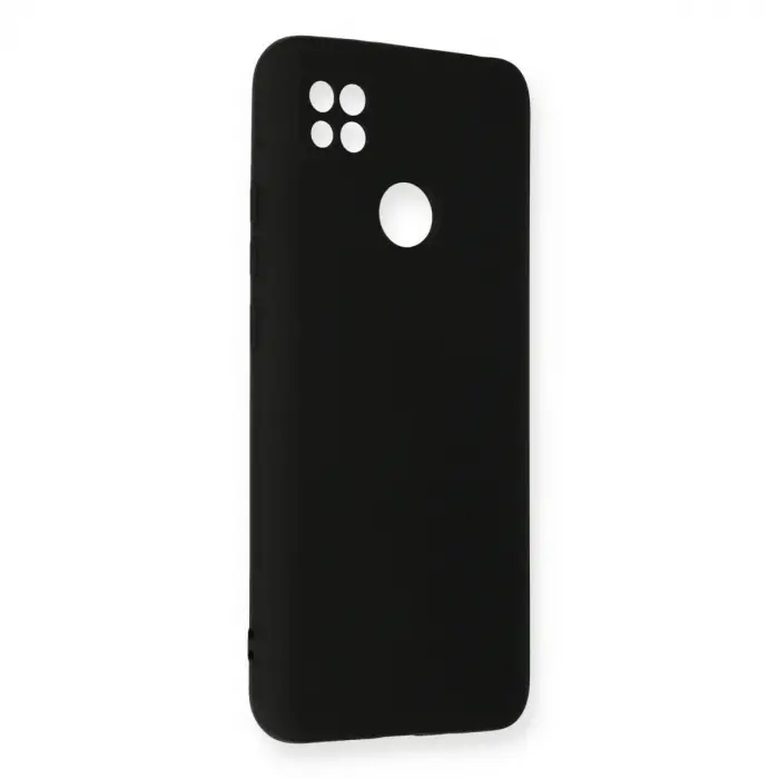 Redmi 9C Kılıf Nano içi Kadife Silikon - Siyah
