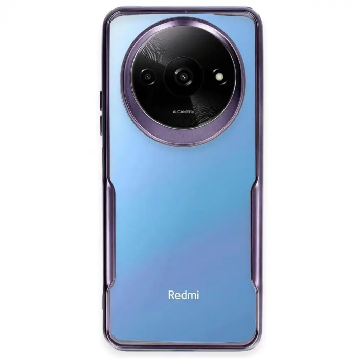 Redmi A3 4G Kılıf Boyi Silikon Kapak - Derin Mor