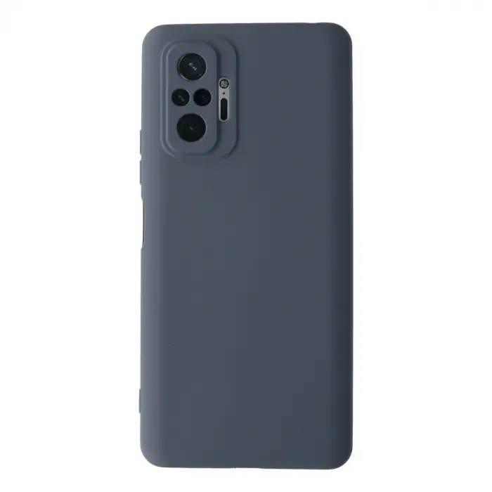 Redmi Note 10 Pro Kılıf Nano içi Kadife Silikon - Gri