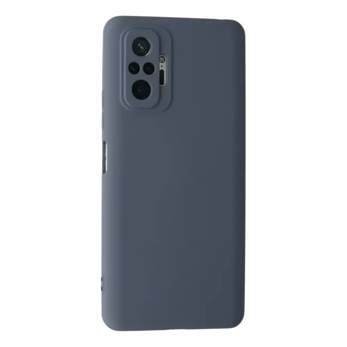 Redmi Note 10 Pro Kılıf Nano içi Kadife Silikon - Gri