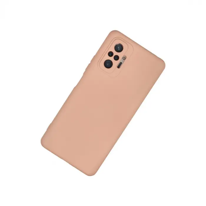Redmi Note 10 Pro Kılıf Nano içi Kadife Silikon - Pudra