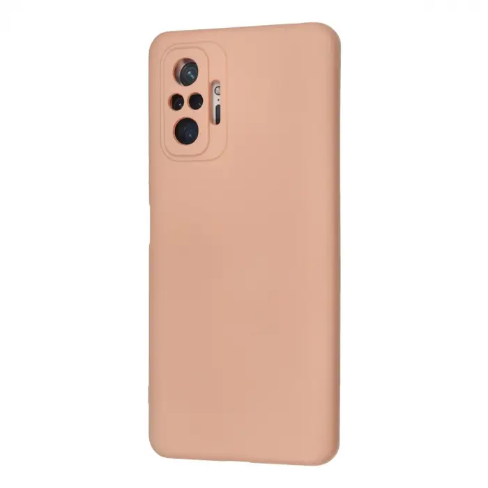 Redmi Note 10 Pro Kılıf Nano içi Kadife Silikon - Pudra