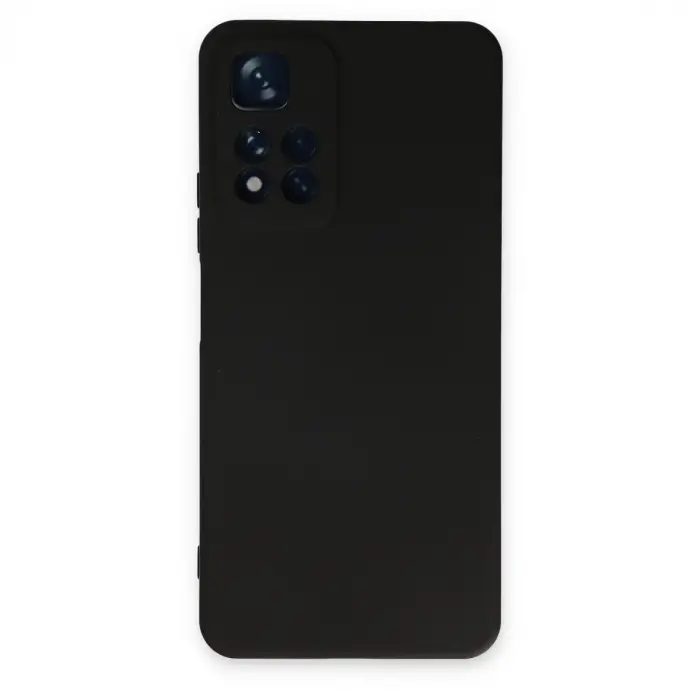 Redmi Note 11 Pro Plus 5G Kılıf Nano içi Kadife Silikon - Siyah