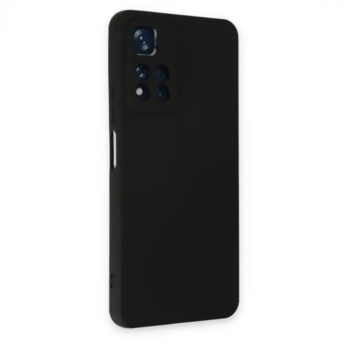 Redmi Note 11 Pro Plus 5G Kılıf Nano içi Kadife Silikon - Siyah