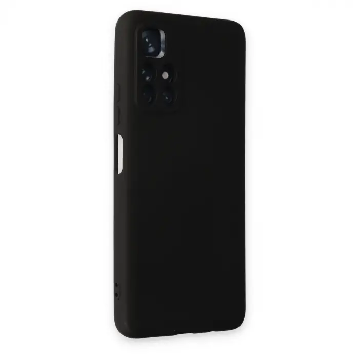 Redmi Note 11T Kılıf Nano içi Kadife Silikon - Siyah