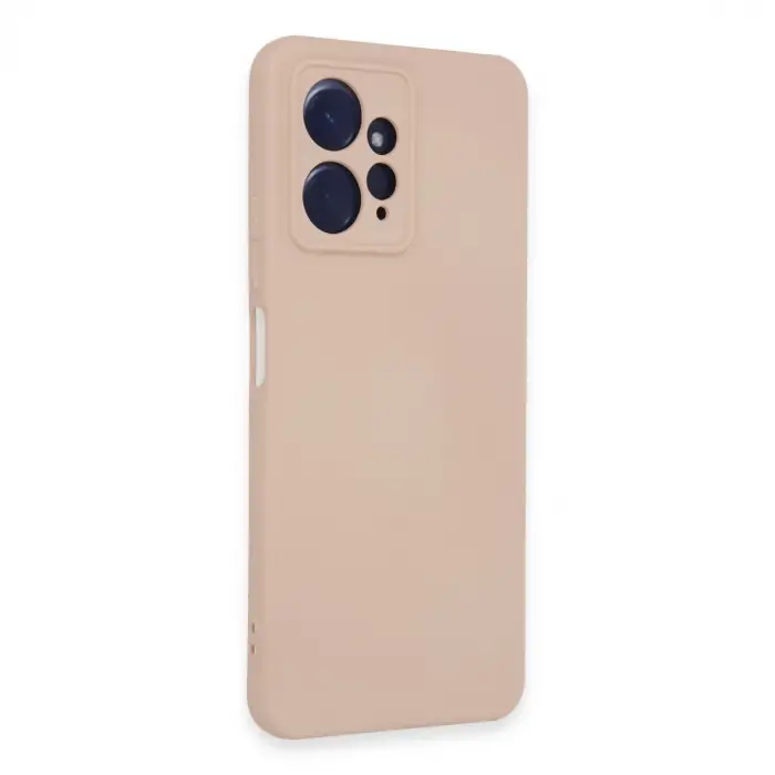 Redmi Note 12 4G Kılıf Nano içi Kadife Silikon - Pudra
