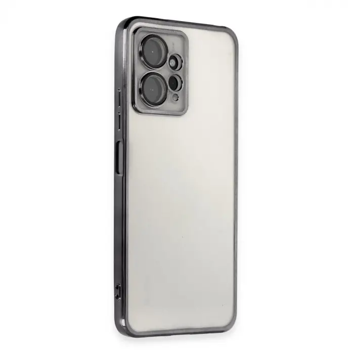 Redmi Note 12 4G Kılıf Razer Lensli Silikon - Siyah