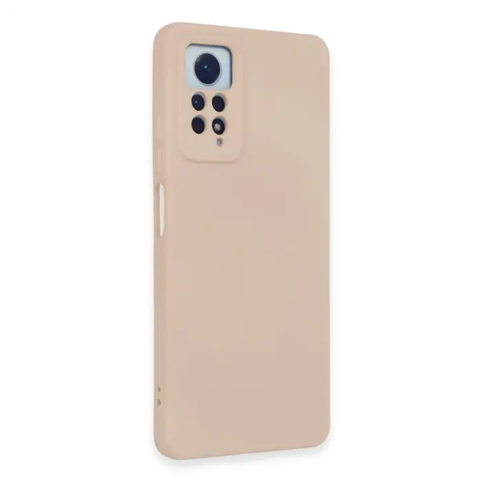 Redmi Note 12 Pro 4G Kılıf Nano içi Kadife Silikon - Pudra