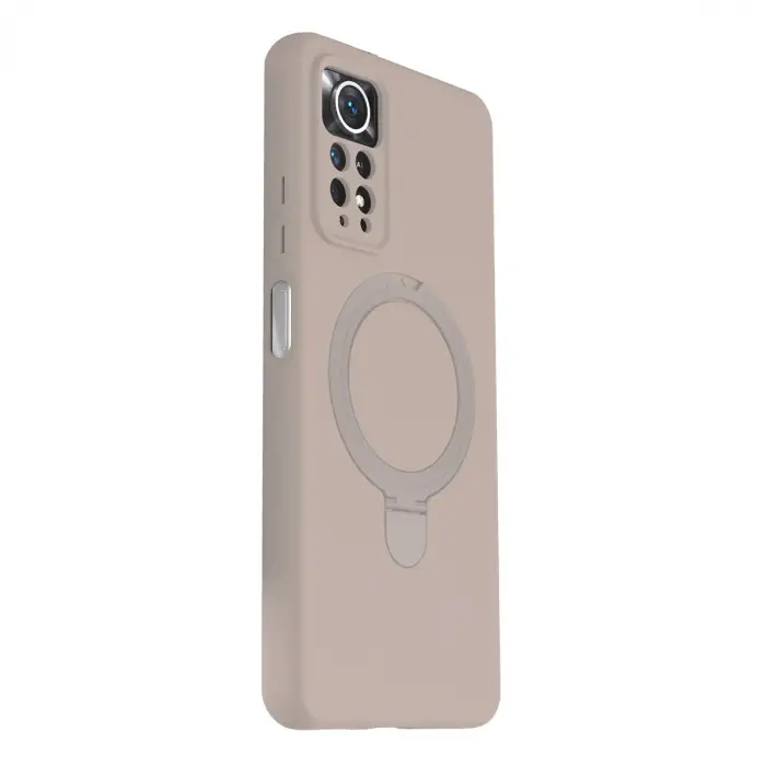 Redmi Note 12 Pro 4G Regal Magsafe Standlı Kapak - Çöl Titanyum