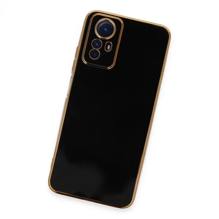 Redmi Note 12S Kılıf Volet Silikon - Siyah