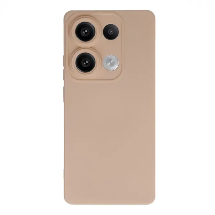 Redmi Note 13 Pro 4G Kılıf Nano içi Kadife Silikon - Pudra