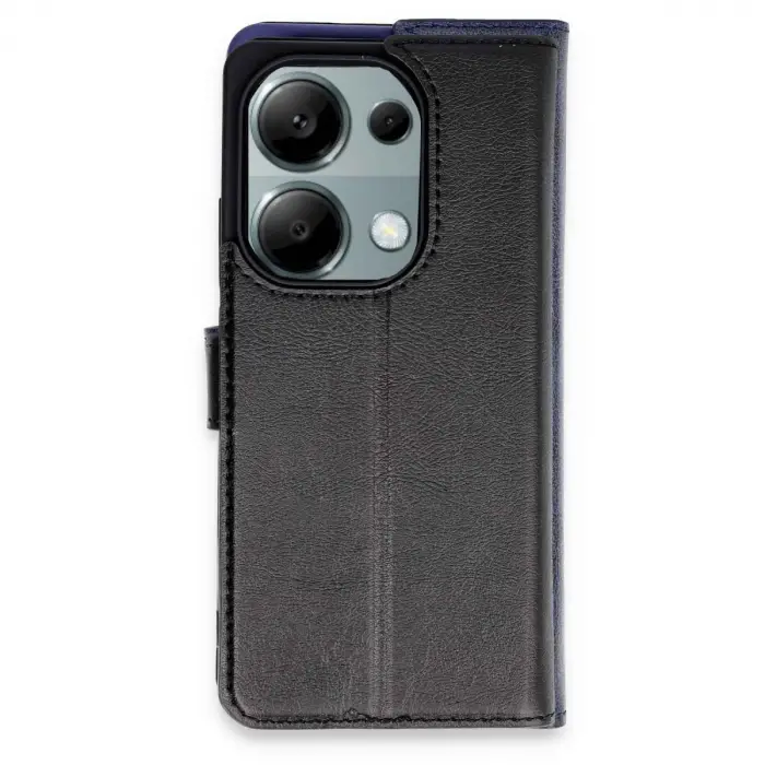 Redmi Note 13 Pro 4G Kılıf Trend S Plus Kapaklı Kılıf - Siyah