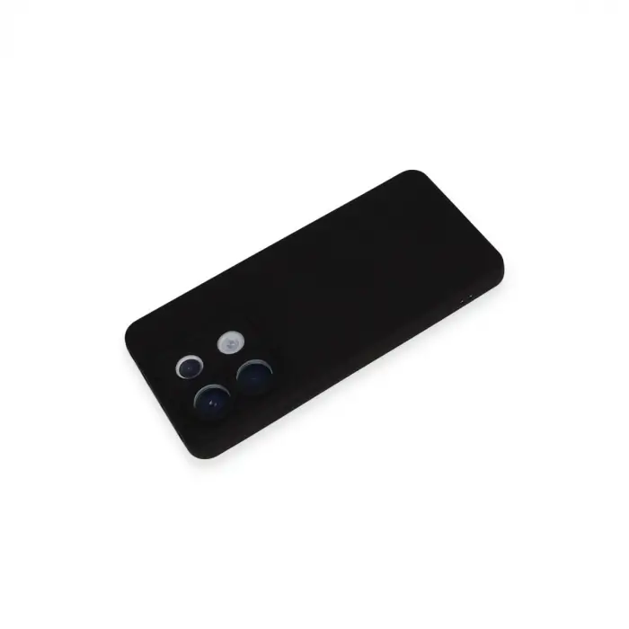 Redmi Note 13 Pro 5G Kılıf Nano içi Kadife Silikon - Siyah