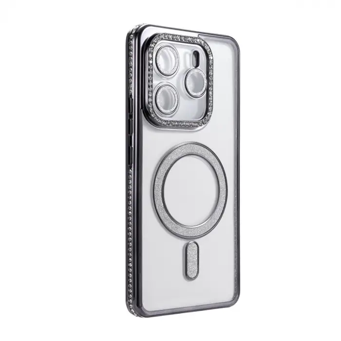 Redmi Note 14 4G Joke Simli Magneticsafe Kılıf - Siyah