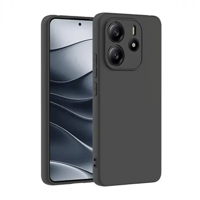 Redmi Note 14 4G Kılıf First Silikon - Siyah