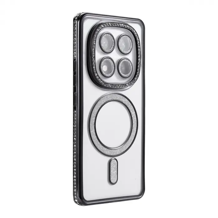 Redmi Note 14 Pro 4G Joke Simli Magneticsafe Kılıf - Siyah