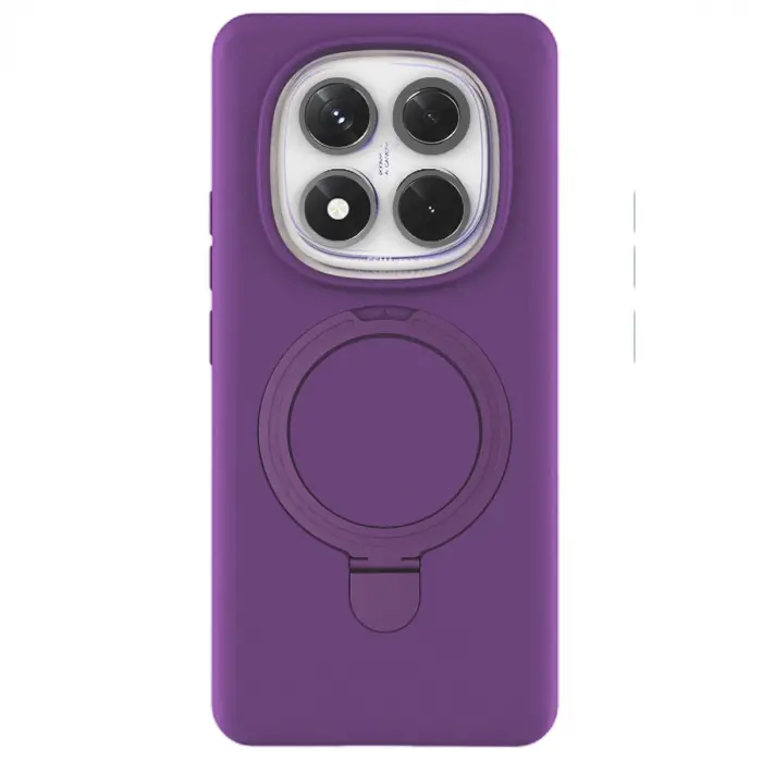 Redmi Note 14 Pro 4G Regal Magsafe Standlı Kapak - Derin Mor