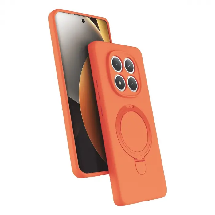 Redmi Note 15 Pro 5G Regal Magsafe Standlı Kapak - Turuncu