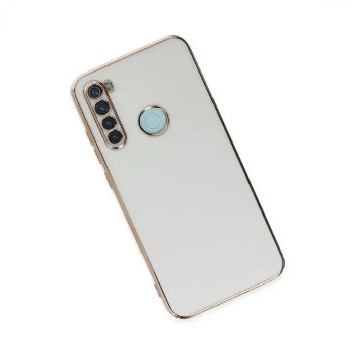Redmi Note 8 Kılıf Volet Silikon - Beyaz