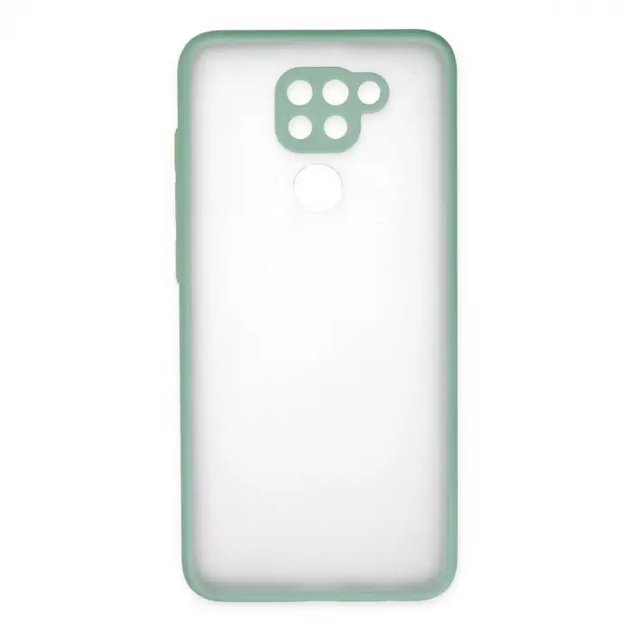 Redmi Note 9 Kılıf Montreal Silikon Kapak - Turkuaz