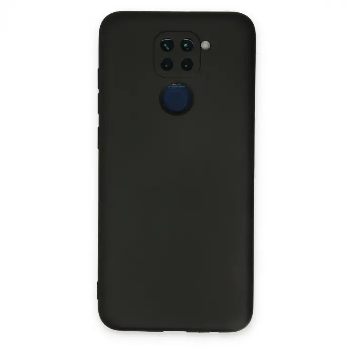 Redmi Note 9 Kılıf Nano içi Kadife Silikon - Siyah