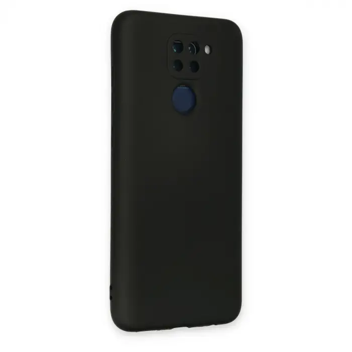 Redmi Note 9 Kılıf Nano içi Kadife Silikon - Siyah