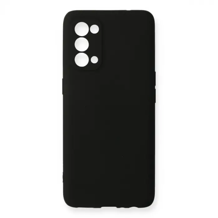 Reno 5 Pro Kılıf First Silikon - Siyah