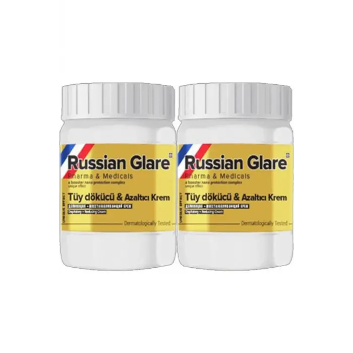 Russ Glare Tüylere Krem  Nano 2li x 50 ml Russ Merhemi