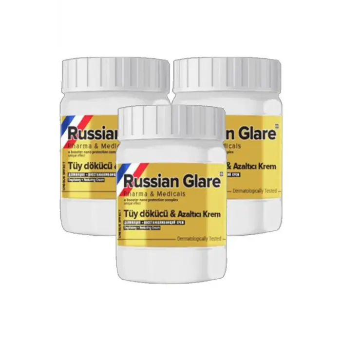 Russ Glare Tüylere Krem Nano 3 Adet x 50 ml Russ Merhemi