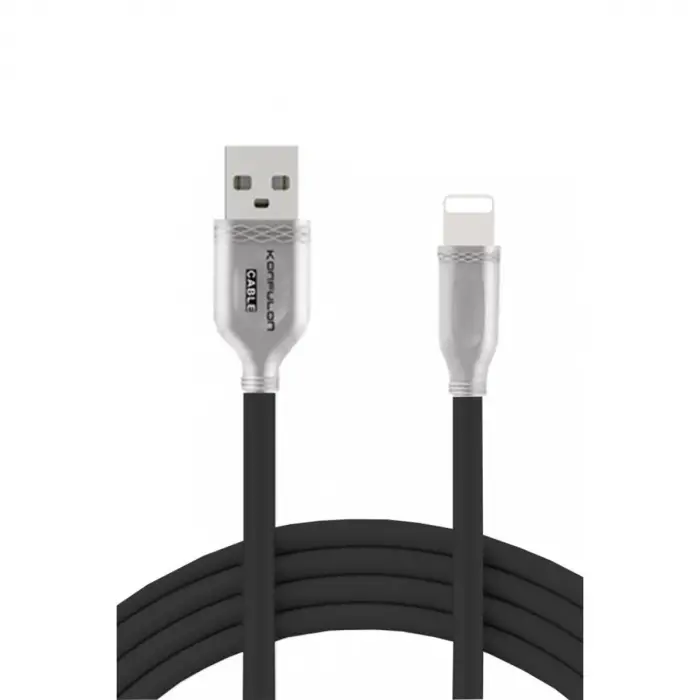 S48 Lightning Kablo iphone Uyumlu 1M 3A - Siyah