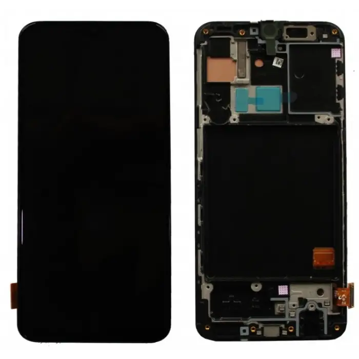 Samsung A40 REVİZE Dokunmatik Ekran Çıtalı (Siyah)