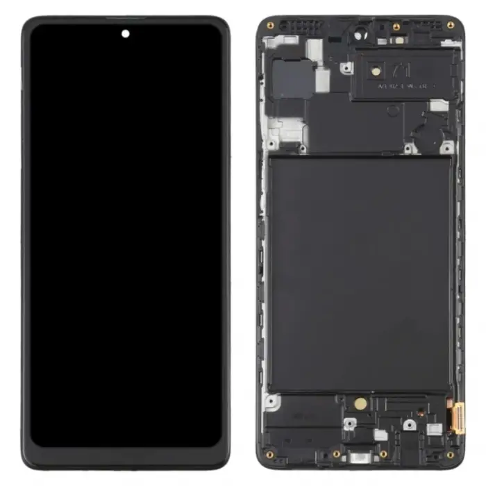 Samsung A71  Lcd Dokunmatik Ekran Çıtalı (Siyah)