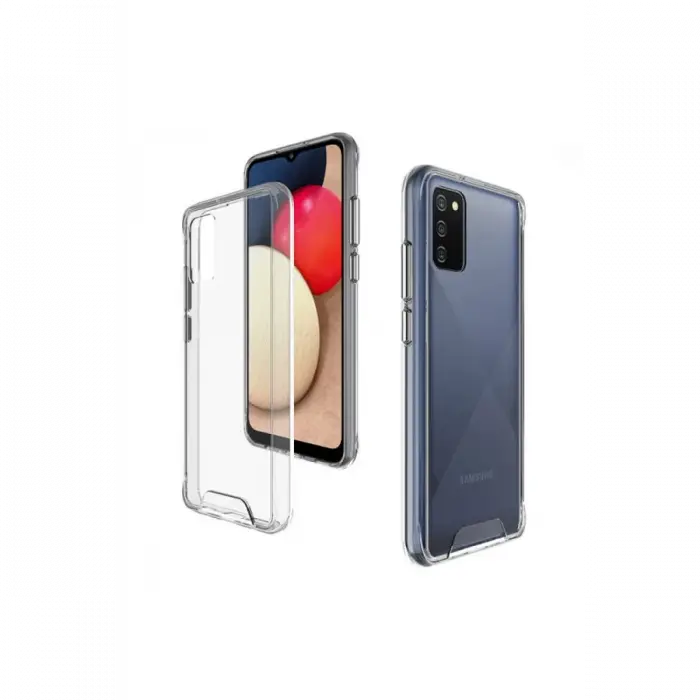 Samsung Galaxy A03S Kılıf Lüx Şeffaf Silikon