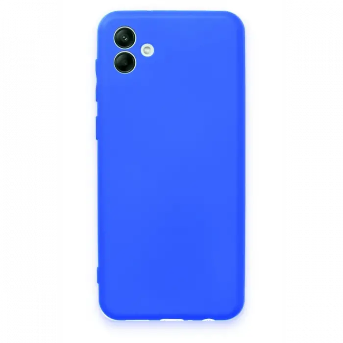 Samsung Galaxy A04 Kılıf First Silikon - Mavi