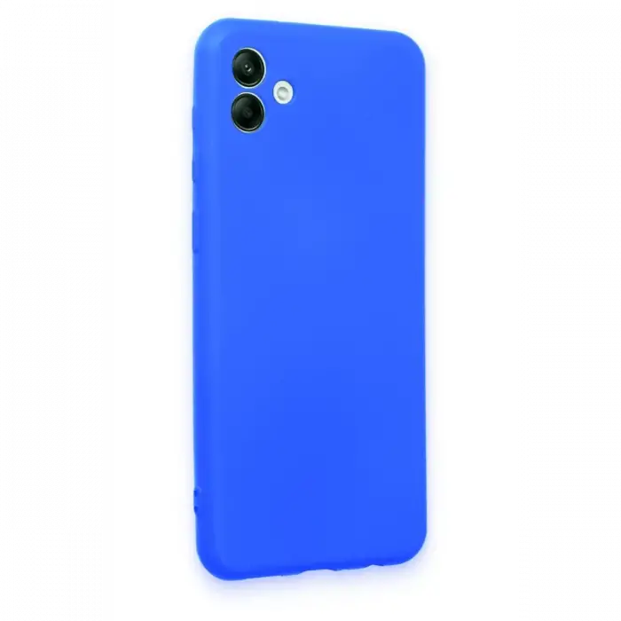 Samsung Galaxy A04 Kılıf First Silikon - Mavi