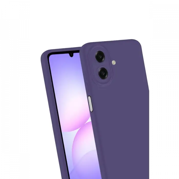 Samsung Galaxy A07 4G First Silikon - Mürdüm