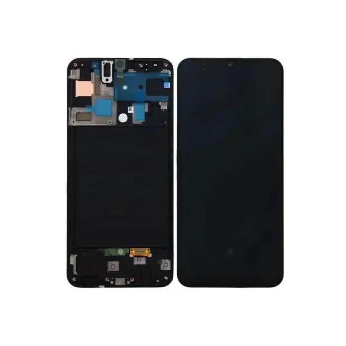 Samsung Galaxy A30 Siyah Çıtalı Lcd Ekran
