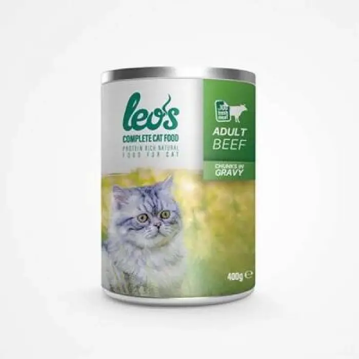 Sığır Parça Etli Soslu Yetişkin Kedi Konservesi 24 Adet 400 Gr