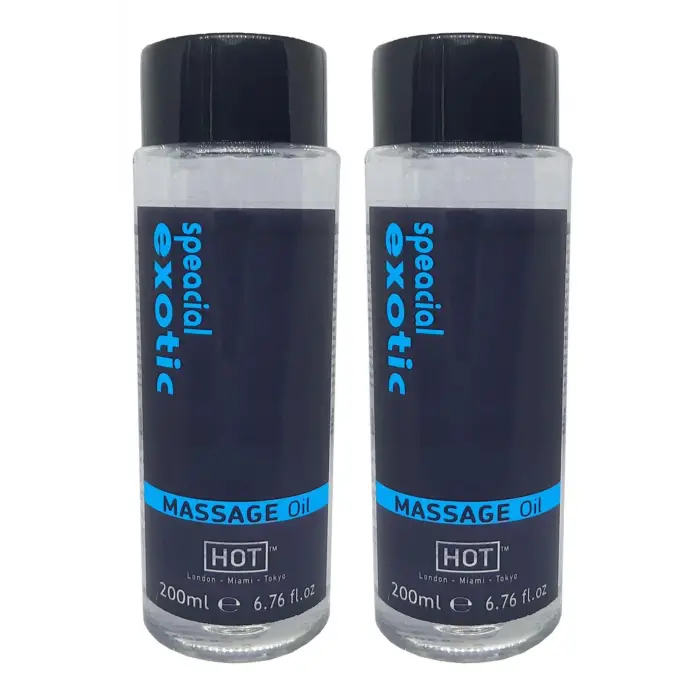 Special Exotic Massage Oil 400ml Aromalı Masaj Yağı X 2 ADET